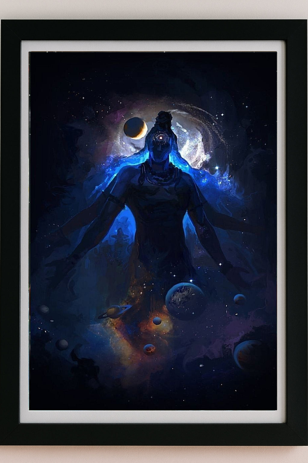 LORD SHIVA WITH CONTROLLING ALL UNIVERSE