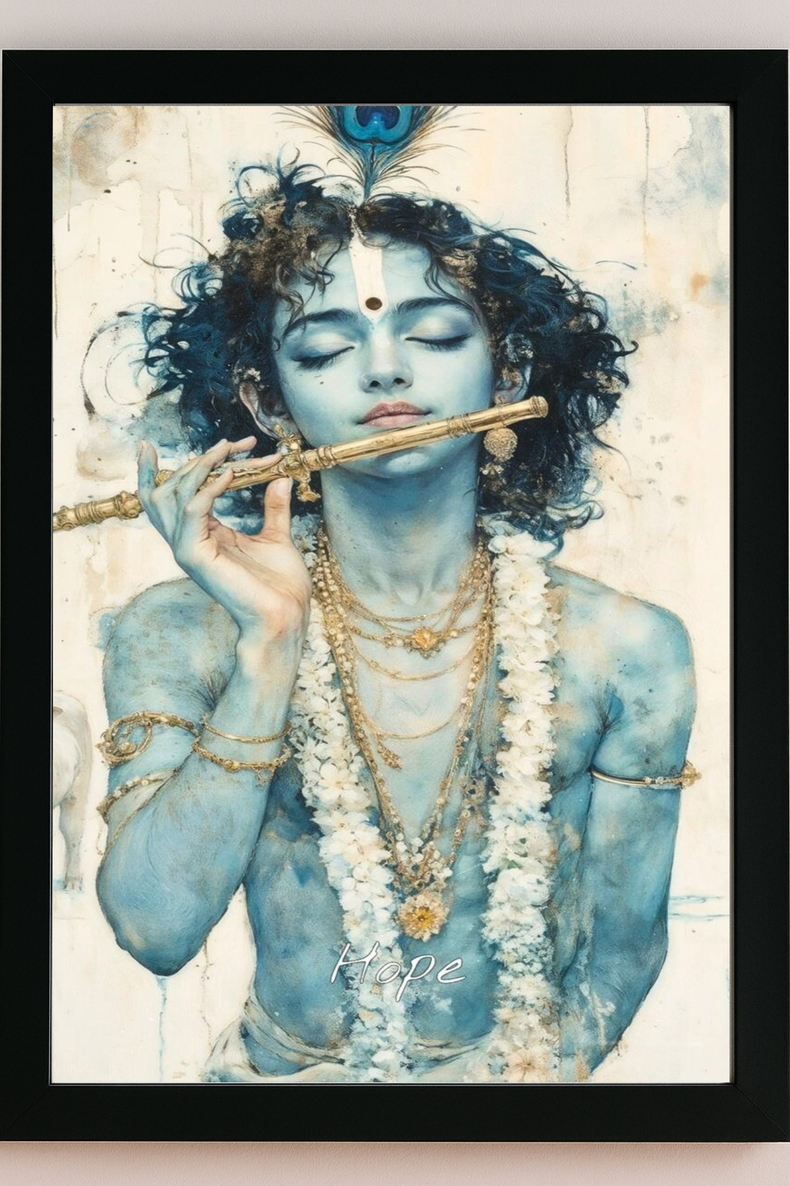 Beautiful face of Krishna