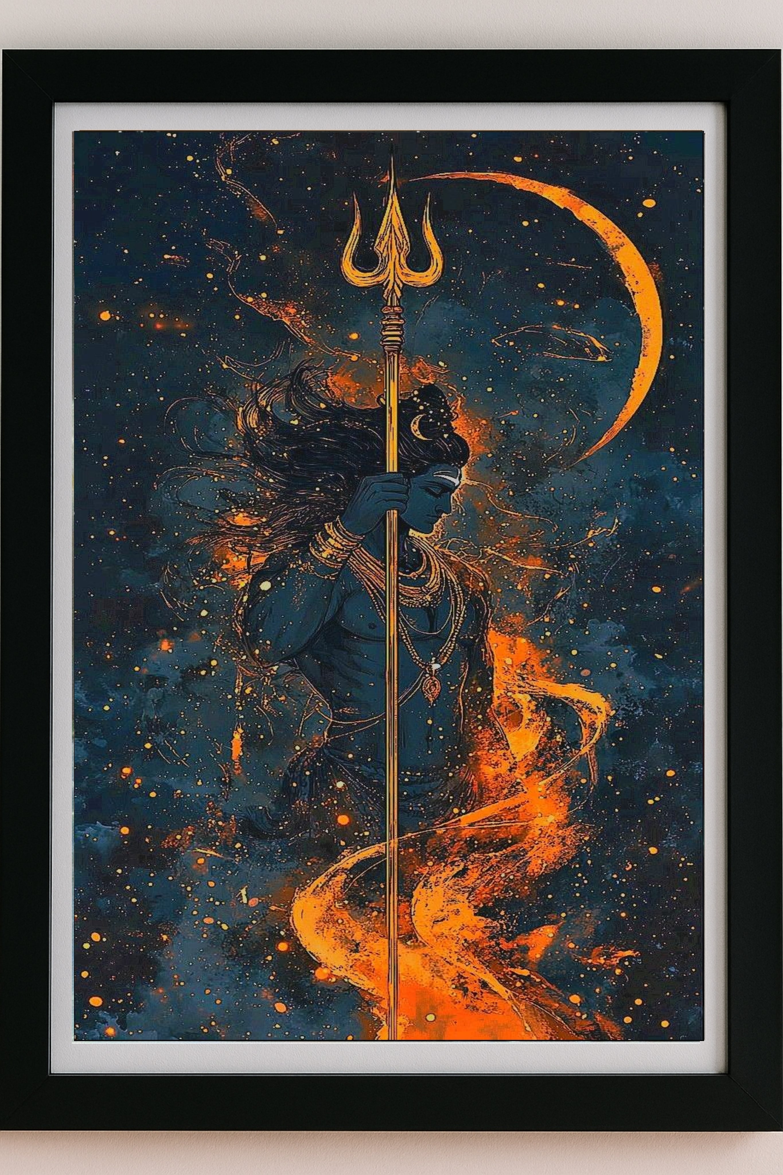 Shivji with heart her trishul
