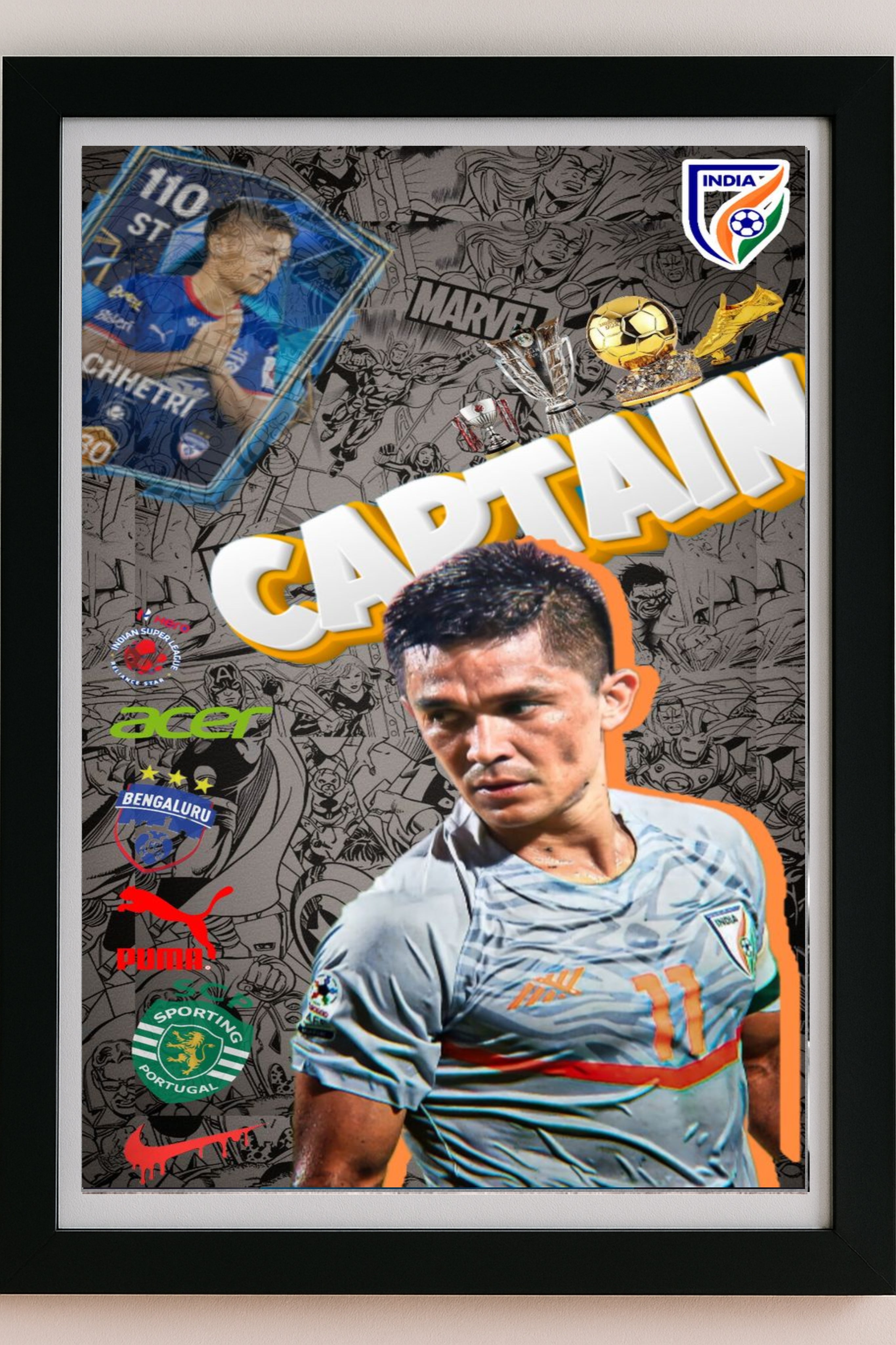 Sunil Chhetri's photo frame
