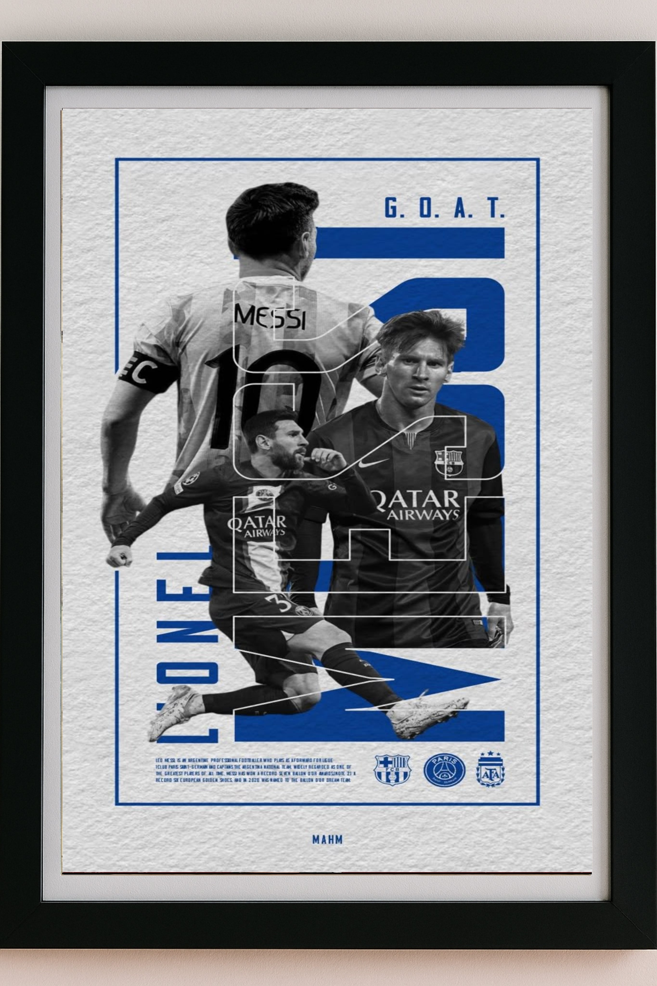 Lionel Messi's photo frame