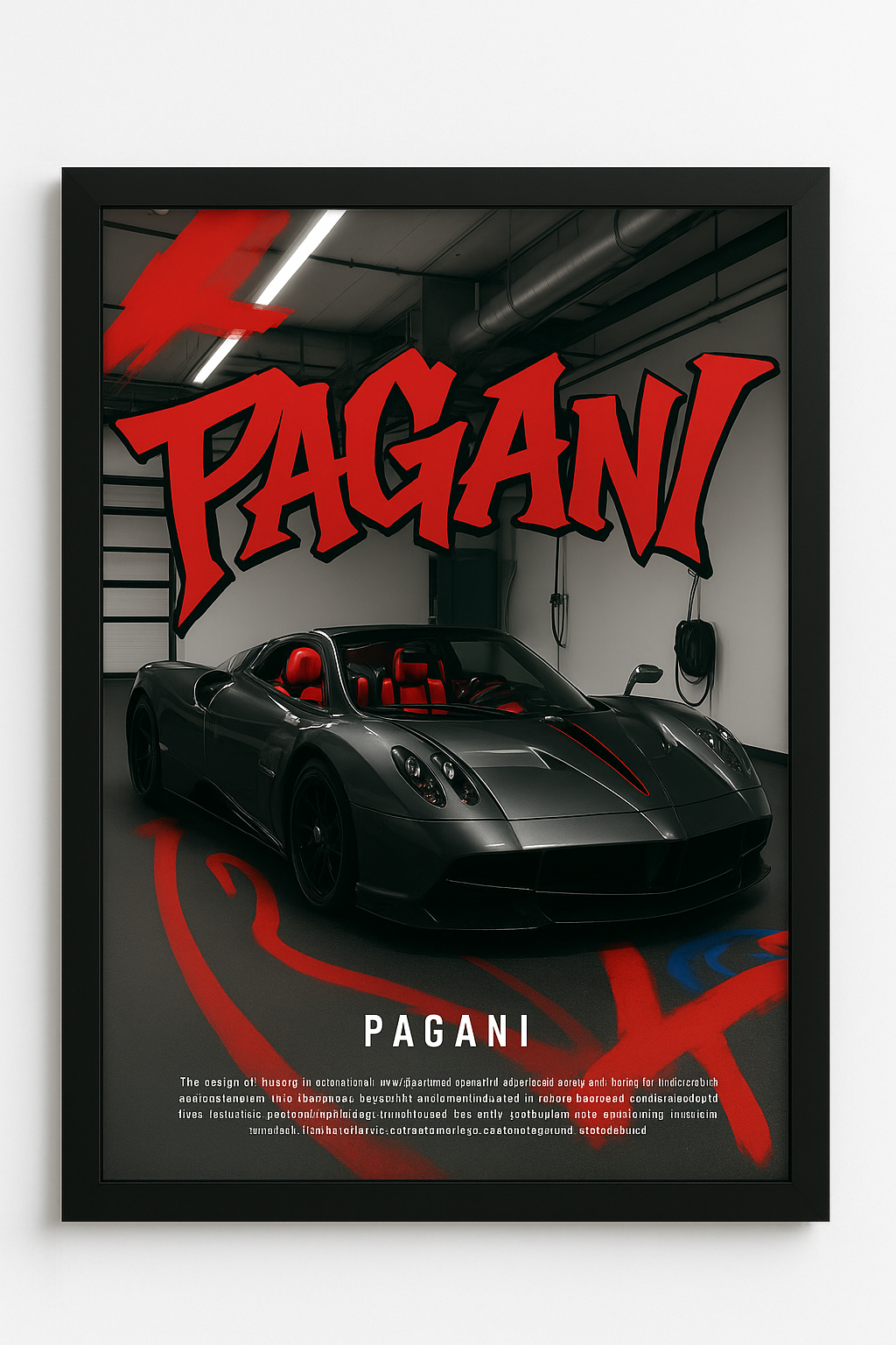 PAGANI CAR WALL FRAME